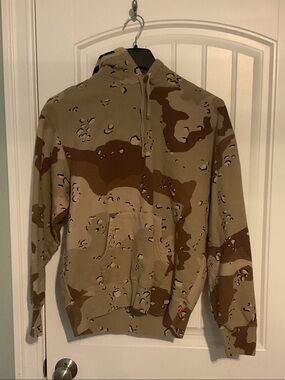 Supreme Desert Camo Hoodie - Brown/Tan